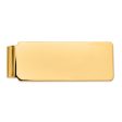 Men s 14k Yellow Gold Polished Fold-Over Money Clip Online now