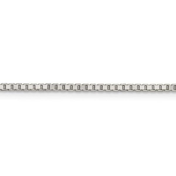 1.5mm Sterling Silver, Box Chain Necklace Discount