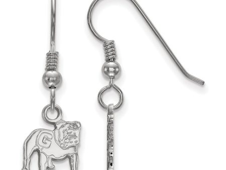 Sterling Silver University of Georgia XS (Tiny) Dangle Earrings Hot on Sale