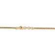 1.75mm 14k Yellow Gold Hollow Round Box Chain Necklace For Discount