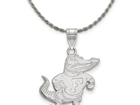 Sterling Silver U. of Florida Large Pendant Necklace For Sale