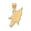 14k Yellow Gold Florida State Medium Arrowhead Pendant Hot on Sale