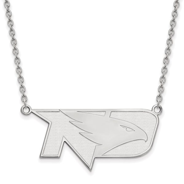 Sterling Silver North Dakota Large Logo Pendant Necklace Supply