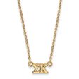 14K Plated Silver Sigma Kappa XS (Tiny) Greek Letters Necklace Discount