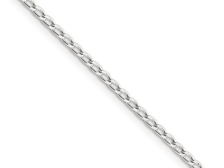 2mm Sterling Silver Solid Open Curb Chain Necklace For Cheap