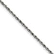 2.3mm Stainless Steel Rope Chain Necklace For Discount