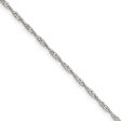 1.75mm Sterling Silver, Solid Singapore Chain Necklace Cheap