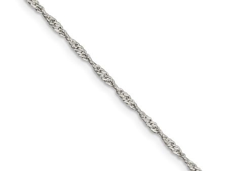 1.75mm Sterling Silver, Solid Singapore Chain Necklace Cheap