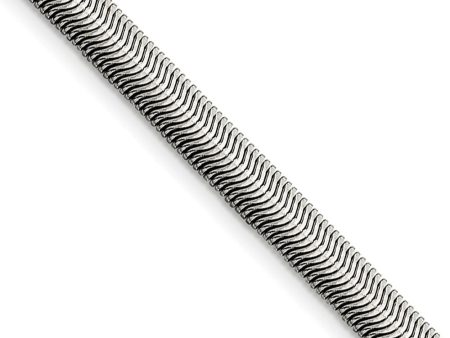 5.2mm Stainless Steel Flat Snake Chain Necklace Cheap