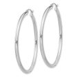 2.5mm, Sterling Silver, Classic Round Hoop Earrings - 45mm (1 3 4 In.) Sale