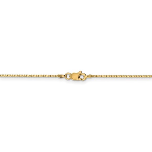 1mm 14k Yellow Gold, Box Chain Necklace Online