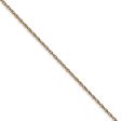 0.95mm, 14k Yellow Gold, Cable Rope Chain Necklace Cheap