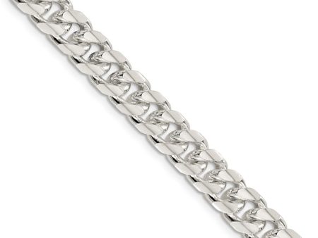 Men s 8.5mm Sterling Silver Solid D C Domed Curb Chain Necklace Online Hot Sale