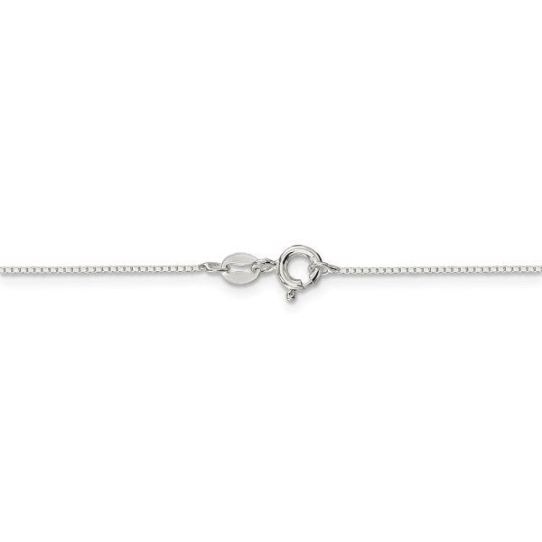 0.6mm, Sterling Silver Diamond Cut Mirror Box Chain Necklace Discount