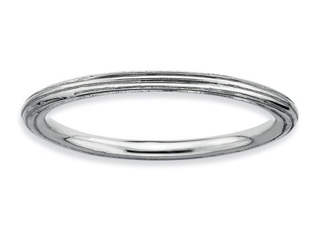 1.5mm Stackable Sterling Silver Simply Elegant Band Online now