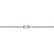 1.8mm, 14k White Gold, Diamond Cut Solid Rope Chain Necklace Online