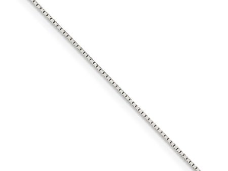 0.6mm, Sterling Silver Diamond Cut Mirror Box Chain Necklace Discount