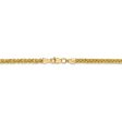 2.6mm, 14k Yellow Gold, Hollow Wheat Chain Necklace For Discount