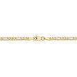 2.75mm 10k Yellow Gold Flat Figaro Chain Bracelet Sale