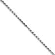 1.9mm, 14k White Gold, Solid D C Round Wheat Chain Necklace Sale