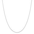 1mm Sterling Silver Diamond Cut Octagon Cable Chain Necklace Supply