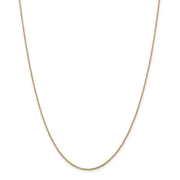 1.1mm, 14k Yellow Gold, Ropa Chain Necklace Fashion