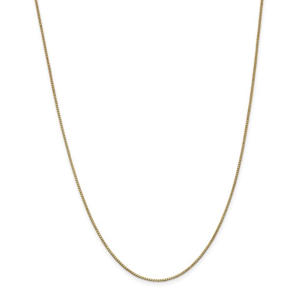 1mm 14k Yellow Gold, Box Chain Necklace Online