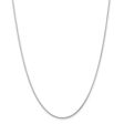 1.25mm, Sterling Silver Round Solid Spiga Chain Necklace For Sale