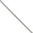 1.75mm Sterling Silver, Solid Curb Chain Necklace Online now