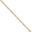 1.4mm, 14k Yellow Gold, Singapore Chain Necklace Online Hot Sale