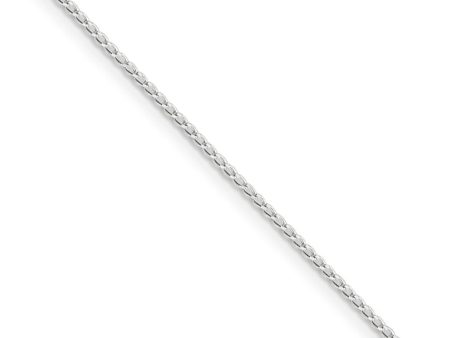 1mm, Sterling Silver Solid Open Curb Chain Necklace Sale