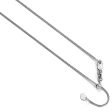 1mm 10k White Gold Adjustable Solid Wheat Chain Necklace Online Hot Sale