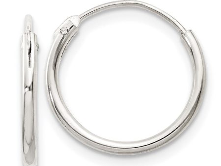 1.3mm, Sterling Silver, Endless Hoop Earrings - 13mm (1 2 Inch) Online Hot Sale