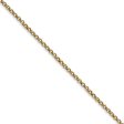 1.55mm 14k Yellow Gold Solid Rolo Pendant Chain Online