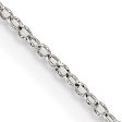 1mm Sterling Silver, Solid Cable Chain Necklace on Sale