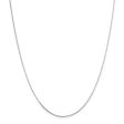 0.7mm Sterling Silver Solid Diamond Cut Mirror Box Chain Necklace Cheap