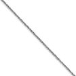 1.1mm, 14k White Gold, Ropa Chain Necklace Online now