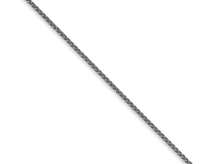 1mm, 14k White Gold, Solid Spiga Chain Necklace Hot on Sale