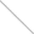 1.5mm Sterling Silver Solid Open Curb Chain Necklace Online now