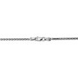 1.9mm, 14k White Gold, Solid D C Round Wheat Chain Necklace Sale