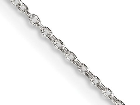 1.3mm, Sterling Silver Solid Cable Chain Necklace Online Hot Sale