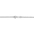 1.1mm, 14k White Gold, Ropa Chain Necklace Online now