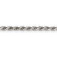 2.25mm Sterling Silver, Diamond Cut Solid Rope Chain Necklace Cheap