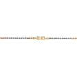 1.8mm 14k Tri-Color Gold D C Solid Rope Chain Anklet or Bracelet Sale