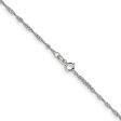 1.4mm, 14k White Gold, Singapore Chain Anklet or Bracelet on Sale