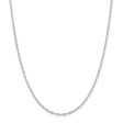 2.5mm Sterling Silver Flat Open Cable Chain Necklace Sale