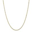 1.7mm, 10k Yellow Gold, Singapore Chain Necklace Discount