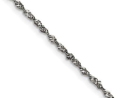 2mm Stainless Steel Singapore Chain Necklace Supply