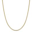 2.4mm 14k Yellow Gold Solid Concave Anchor Chain Necklace Discount