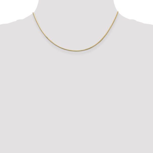 1.4mm, 14 Karat Yellow Gold, Octagonal Snake Chain - 16 inch Online Hot Sale